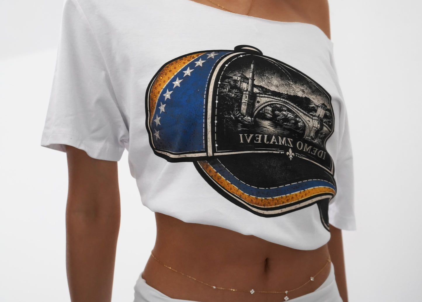 Bosnia off-shoulder Tee