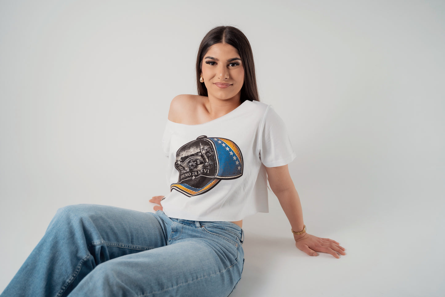 Bosnia off-shoulder Tee
