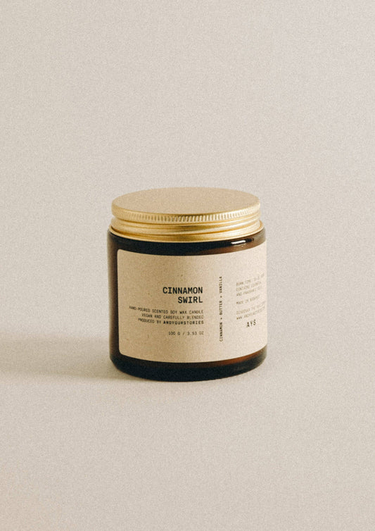Cinnamon Swirl - 120 ml AYS Classic Sojakerze